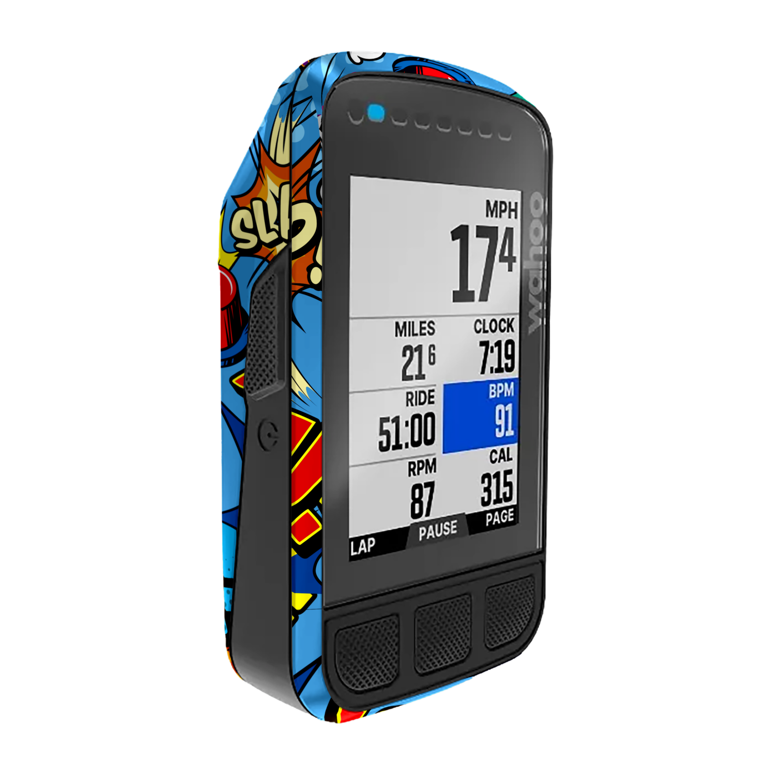 wahoo elemnt roam skin